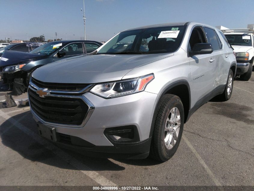 2021 CHEVROLET TRAVERSE LS VIN: 1GNERFKW5MJ236697