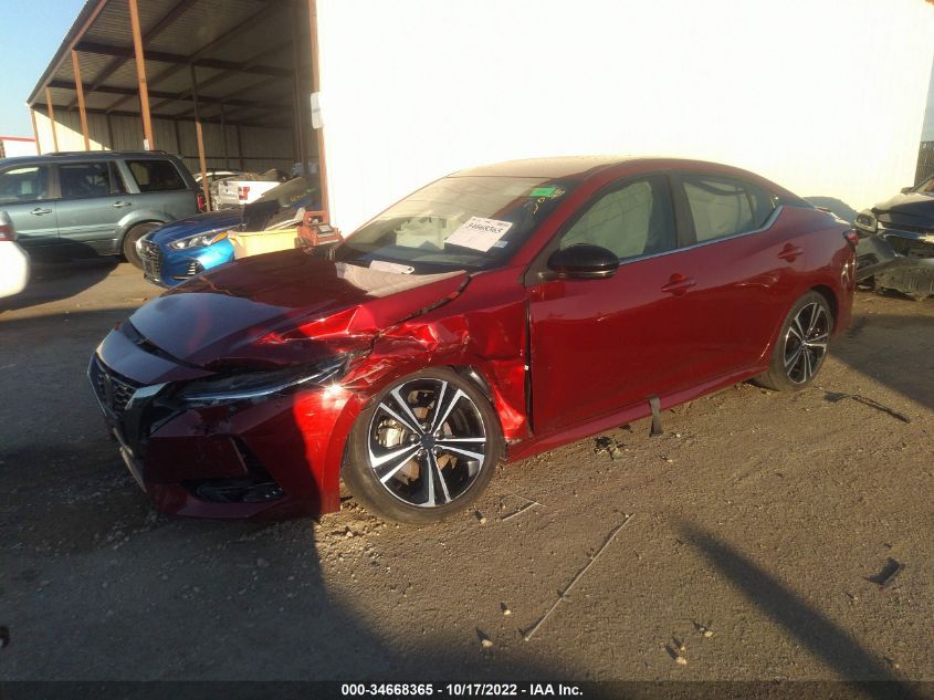 2021 NISSAN SENTRA SR VIN: 3N1AB8DV3MY244128