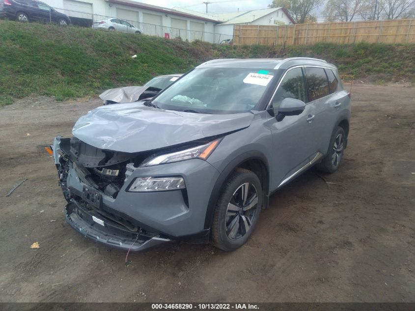 2022 NISSAN ROGUE SL VIN: 5N1BT3CB4NC686396