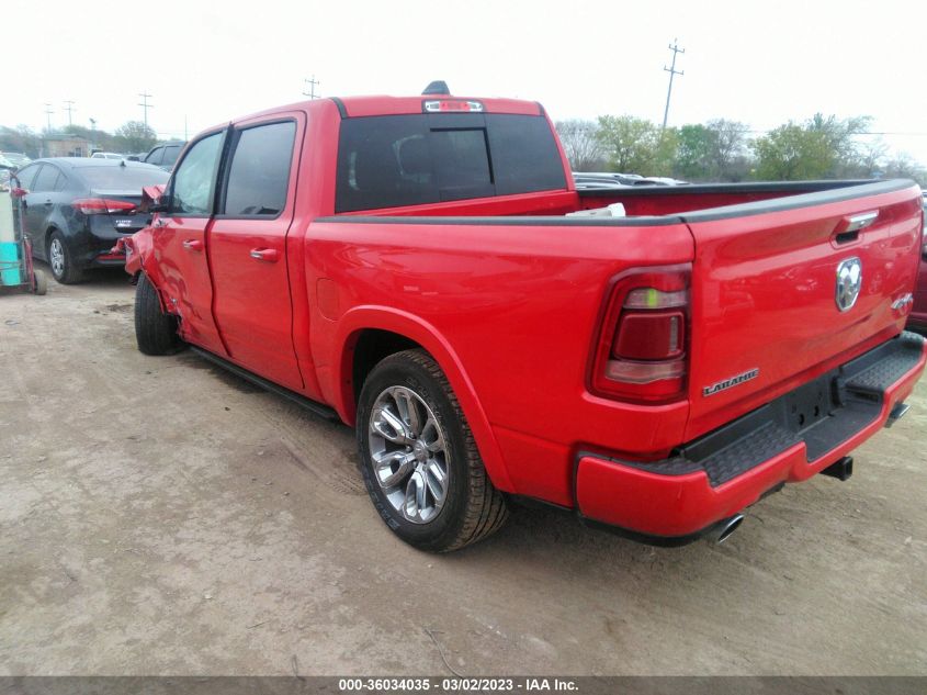 2022 RAM 1500 LARAMIE VIN: 1C6SRFJM3NN171748