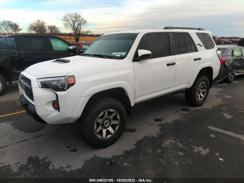 2021 TOYOTA 4RUNNER TRD OFF ROAD VIN: JTEPU5JRXM5848324
