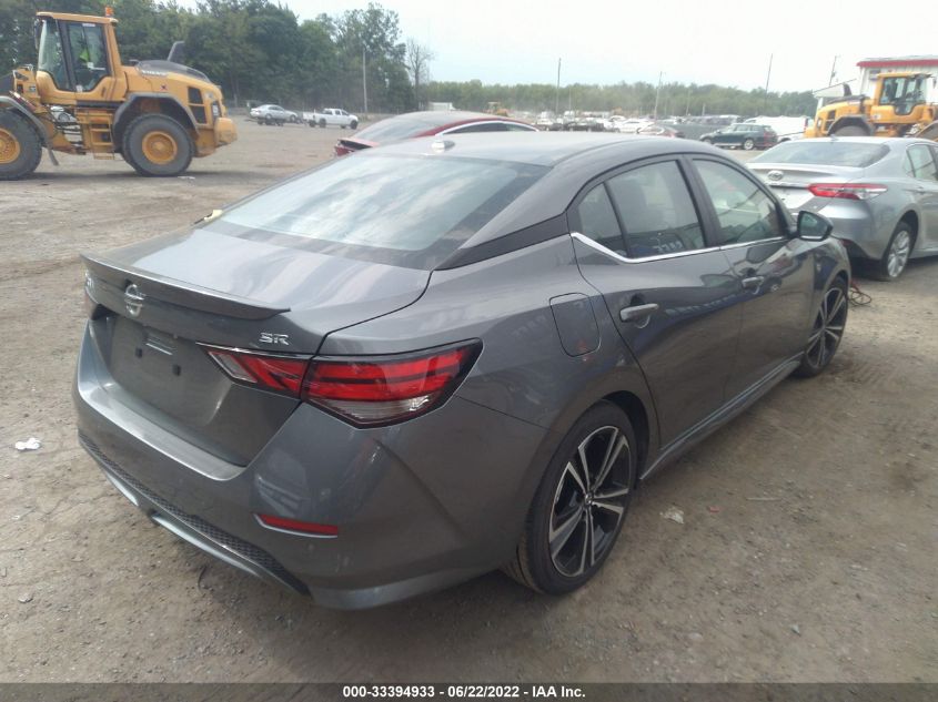 2022 NISSAN SENTRA SR VIN: 3N1AB8DVXNY239512