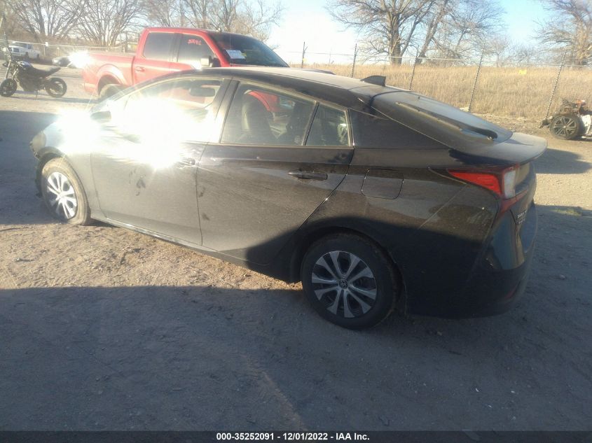 2021 TOYOTA PRIUS LE/XLE VIN: JTDL9MFUXM3026758