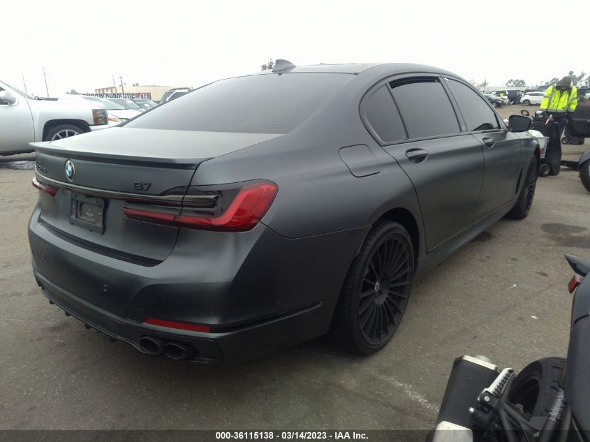 2022 BMW 7 SERIES ALPINA B7 XDRIVE VIN: WBA7U2C10NCH43007