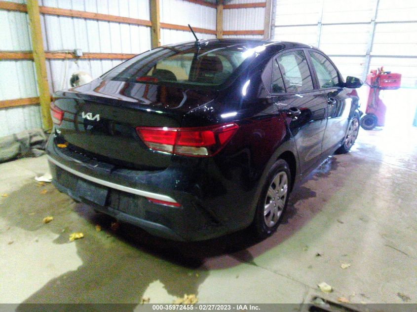2022 KIA RIO S VIN: 3KPA24AD0NE432304