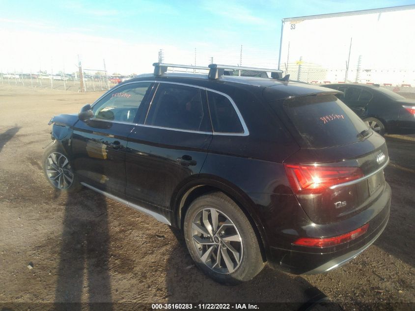 2021 AUDI Q5 PREMIUM PLUS VIN: WA1BAAFY8M2125423