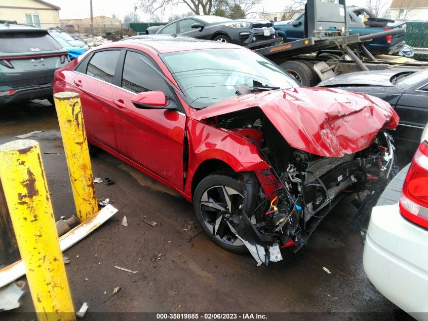 2022 HYUNDAI ELANTRA LIMITED VIN: KMHLP4AG7NU289059