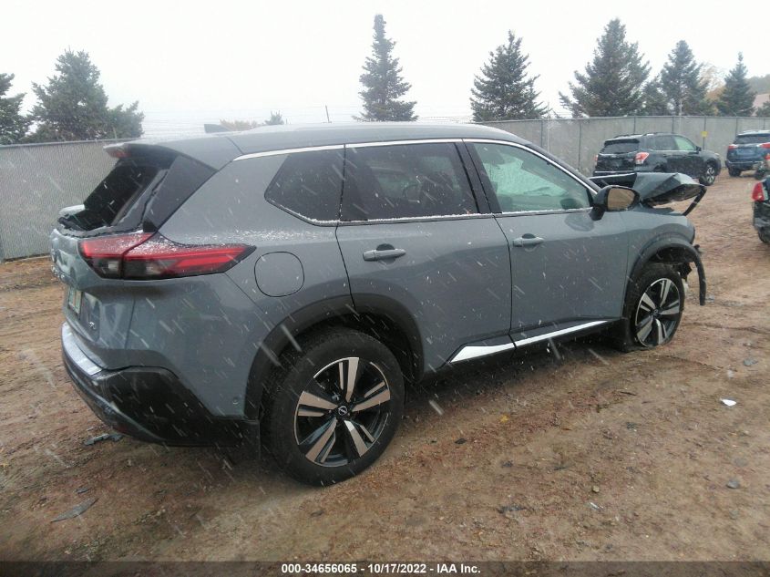 2022 NISSAN ROGUE SL VIN: 5N1BT3CAXNC704164