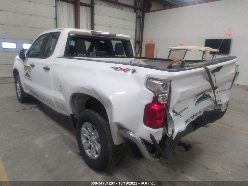 2021 CHEVROLET SILVERADO 1500 WORK TRUCK VIN: 1GCRYAEF5MZ114533