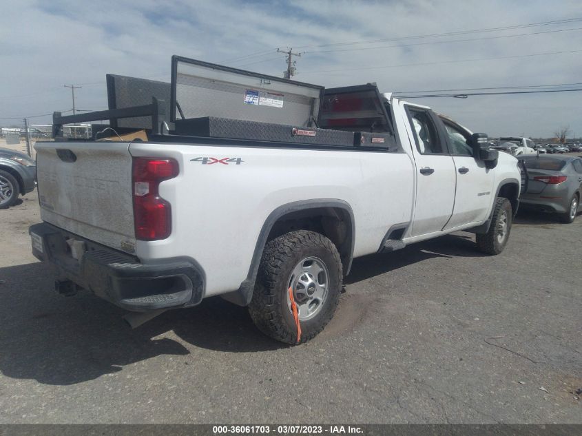 2022 CHEVROLET SILVERADO 2500HD WORK TRUCK VIN: 1GC2YLE74NF274458