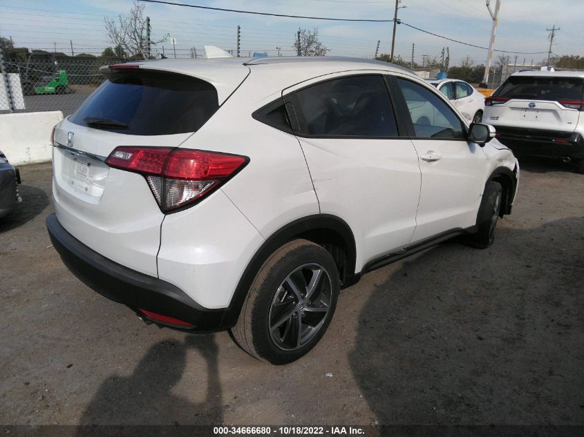 2021 HONDA HR-V EX-L VIN: 3CZRU5H7XMM720266