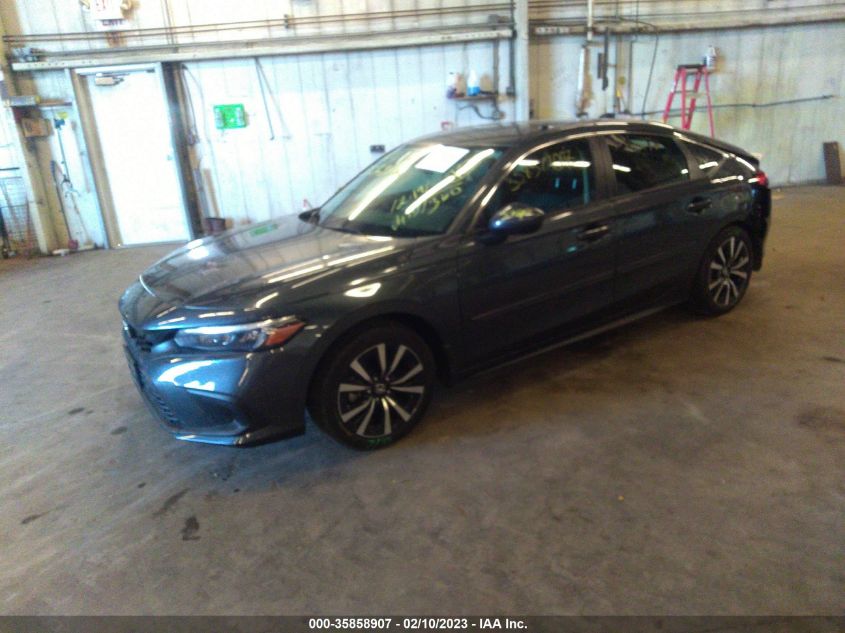 2022 HONDA CIVIC HATCHBACK EX-L VIN: 19XFL1H70NE003570