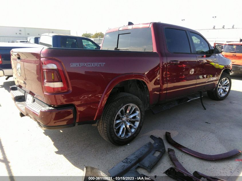 2022 RAM 1500 LARAMIE VIN: 1C6RREJT0NN337191