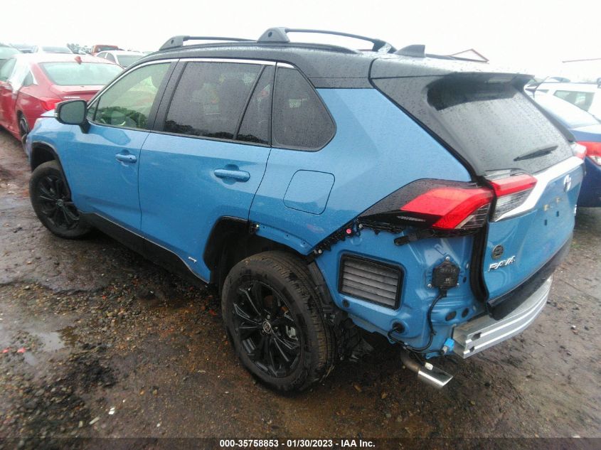 2022 TOYOTA RAV4 HYBRID XSE VIN: JTME6RFV3NJ019994