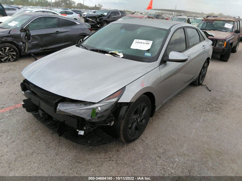 2022 HYUNDAI ELANTRA SEL VIN: 5NPLS4AG8NH084802