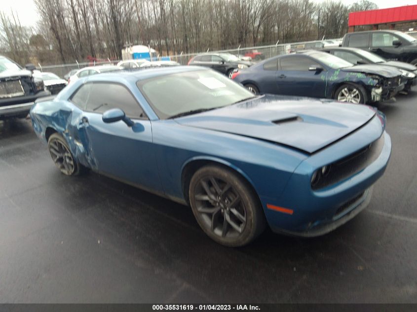 2022 DODGE CHALLENGER SXT VIN: 2C3CDZAG2NH185547