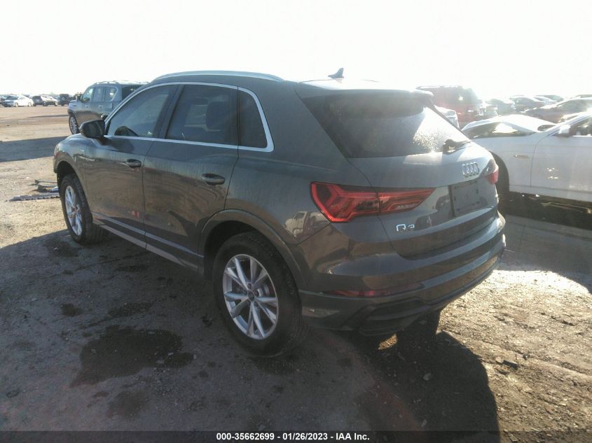 2021 AUDI Q3 S LINE PREMIUM VIN: WA1DECF35M1081190