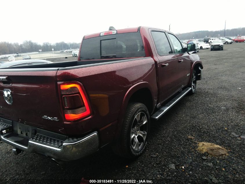 2020 RAM 1500 LARAMIE VIN: 1C6SRFJT6LN115243