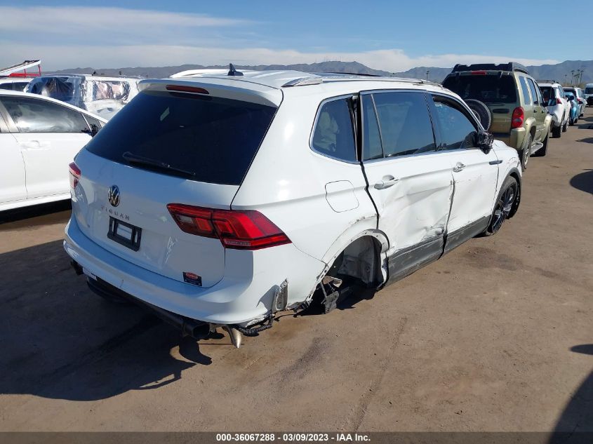 2022 VOLKSWAGEN TIGUAN SE VIN: 3VV3B7AX5NM032783