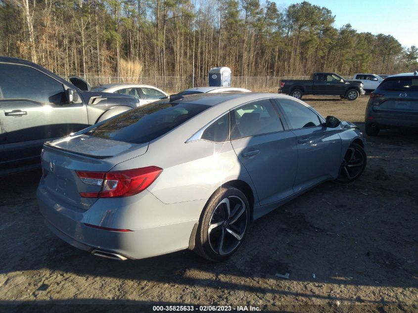 2022 HONDA ACCORD SEDAN SPORT VIN: 1HGCV1F37NA084133