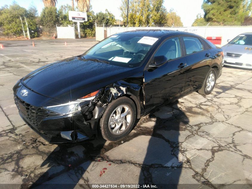 2022 HYUNDAI ELANTRA SE VIN: KMHLL4AG9NU365263