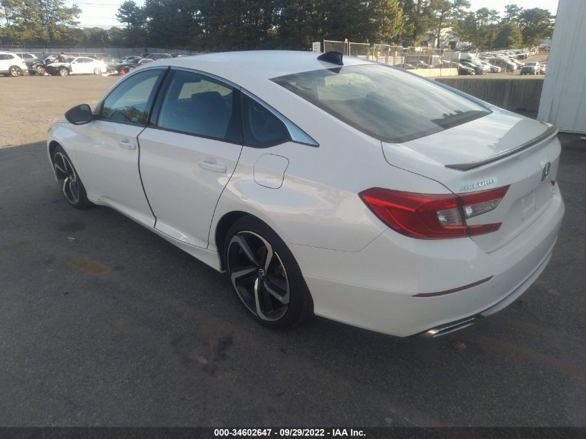 2021 HONDA ACCORD SEDAN SPORT VIN: 1HGCV2F32MA003978