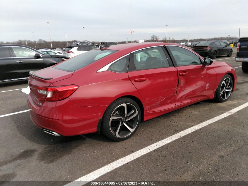 2022 HONDA ACCORD SEDAN SPORT SE VIN: 1HGCV1F48NA057967