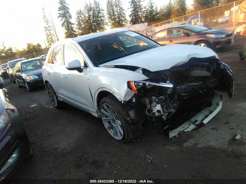 2021 AUDI Q3 S LINE PREMIUM VIN: WA1DECF35M1041692