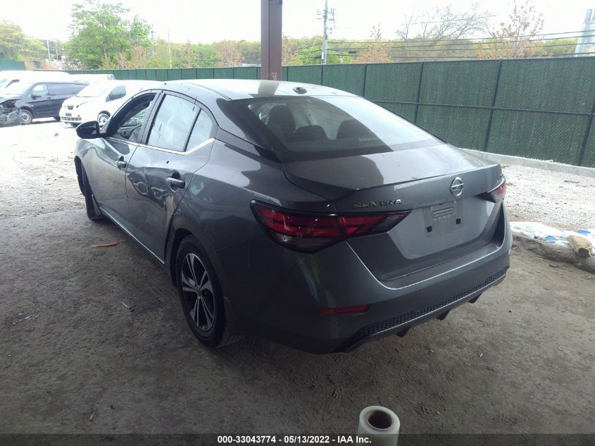 2020 NISSAN SENTRA SV VIN: 3N1AB8CVXLY215368
