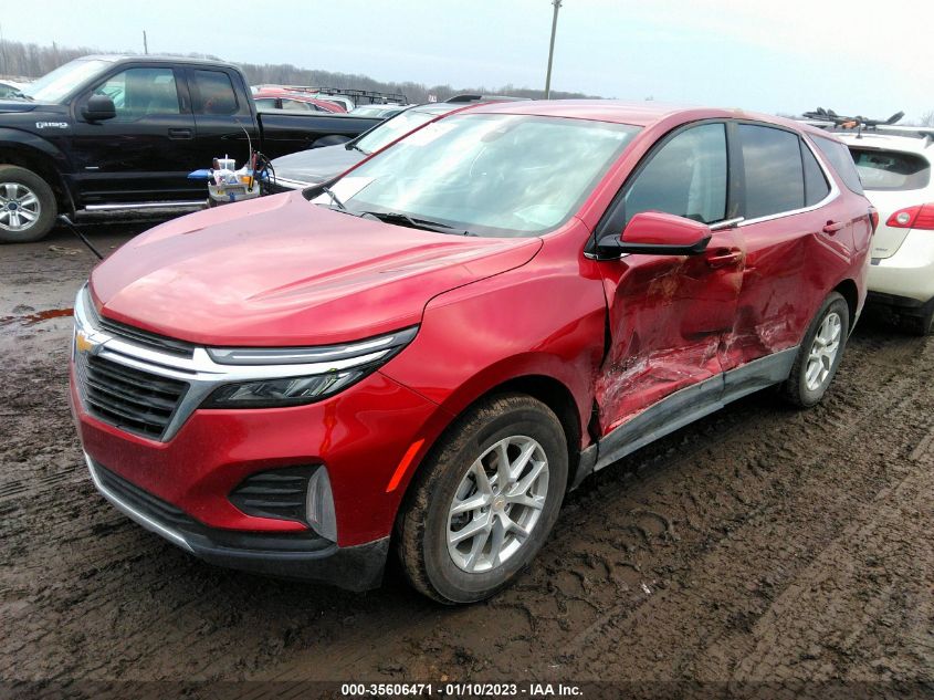 2022 CHEVROLET EQUINOX LT VIN: 3GNAXKEV3NL217401