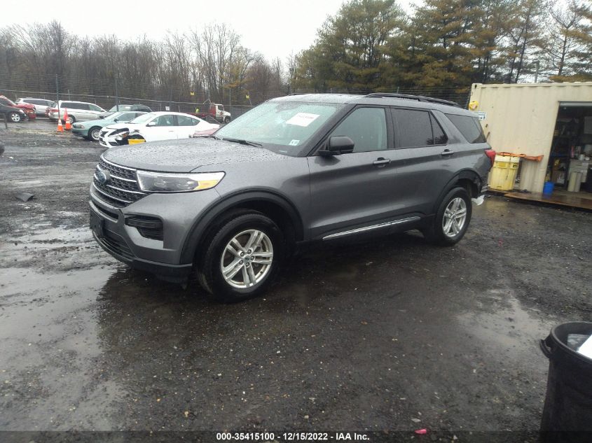 2022 FORD EXPLORER XLT VIN: 1FMSK8DH5NGA74493
