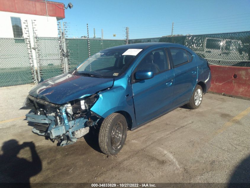 2021 MITSUBISHI MIRAGE G4 ES/LE/CARBONITE EDITION VIN: ML32FUFJ1MHF07212