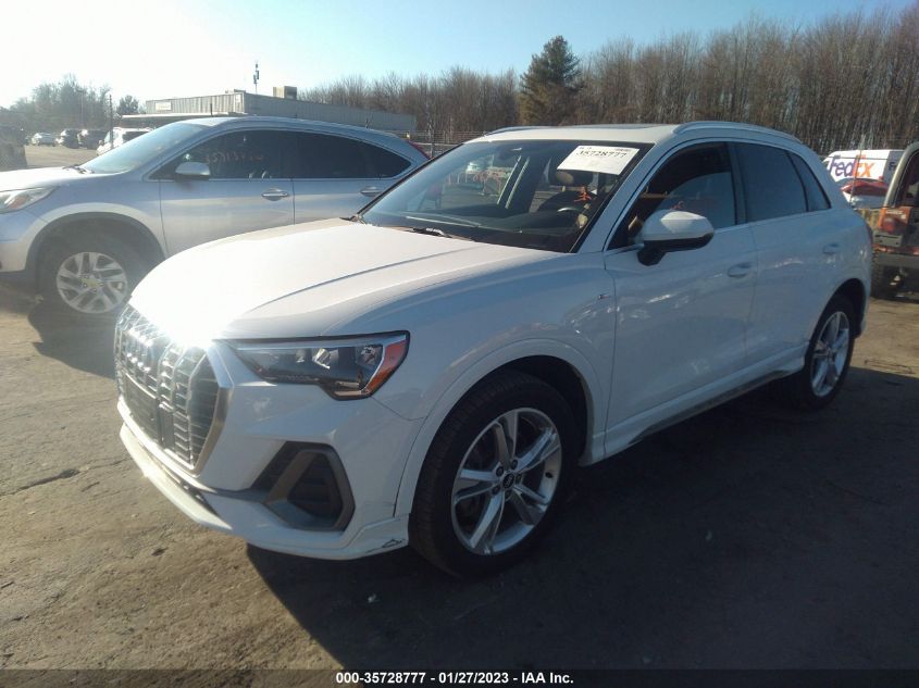 2021 AUDI Q3 S LINE PREMIUM VIN: WA1DECF31M1025814