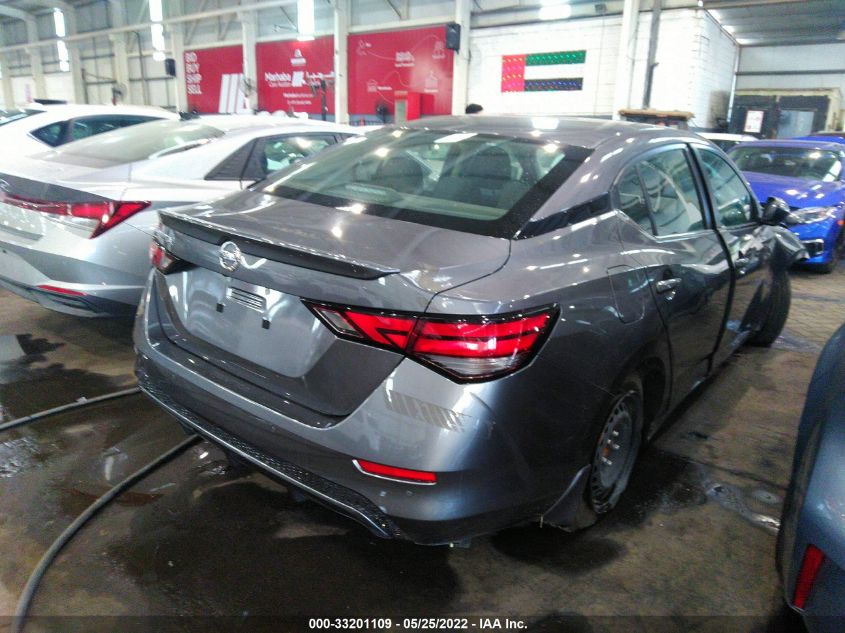 2021 NISSAN SENTRA S VIN: 001AB8BV7MY208803
