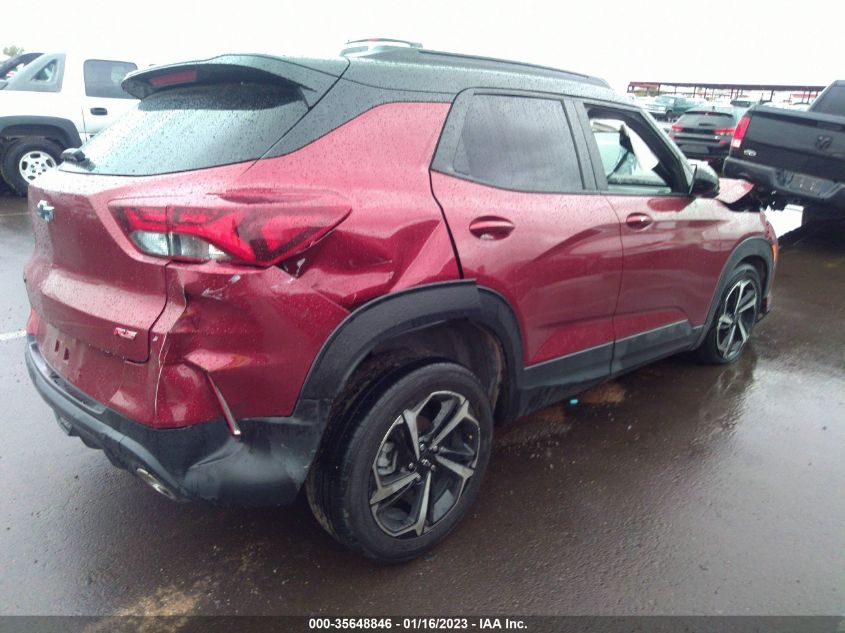 2022 CHEVROLET TRAILBLAZER RS VIN: KL79MTSL1NB046319
