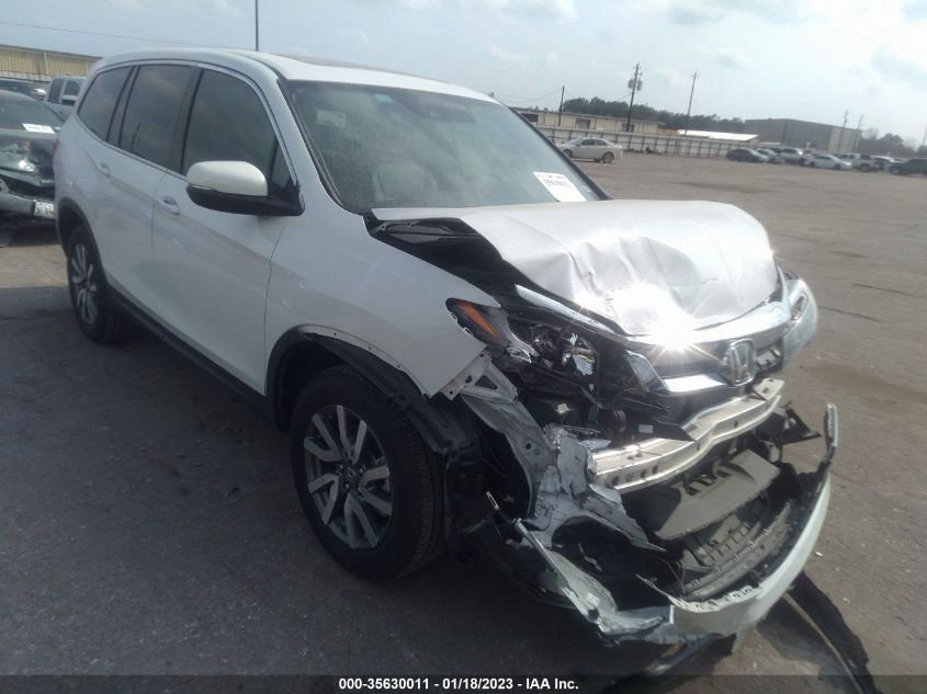 2021 HONDA PILOT EX-L VIN: 5FNYF5H51MB000966