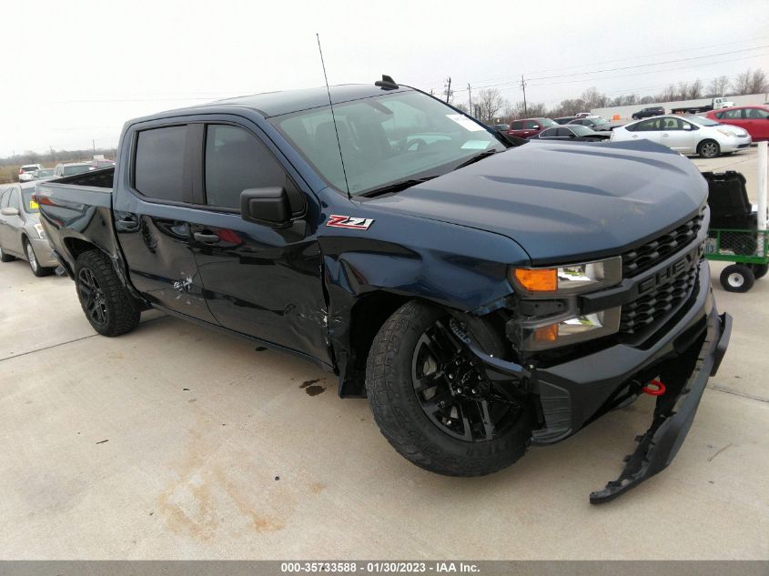 2021 CHEVROLET SILVERADO 1500 CUSTOM TRAIL BOSS VIN: 3GCPYCEF2MG314921