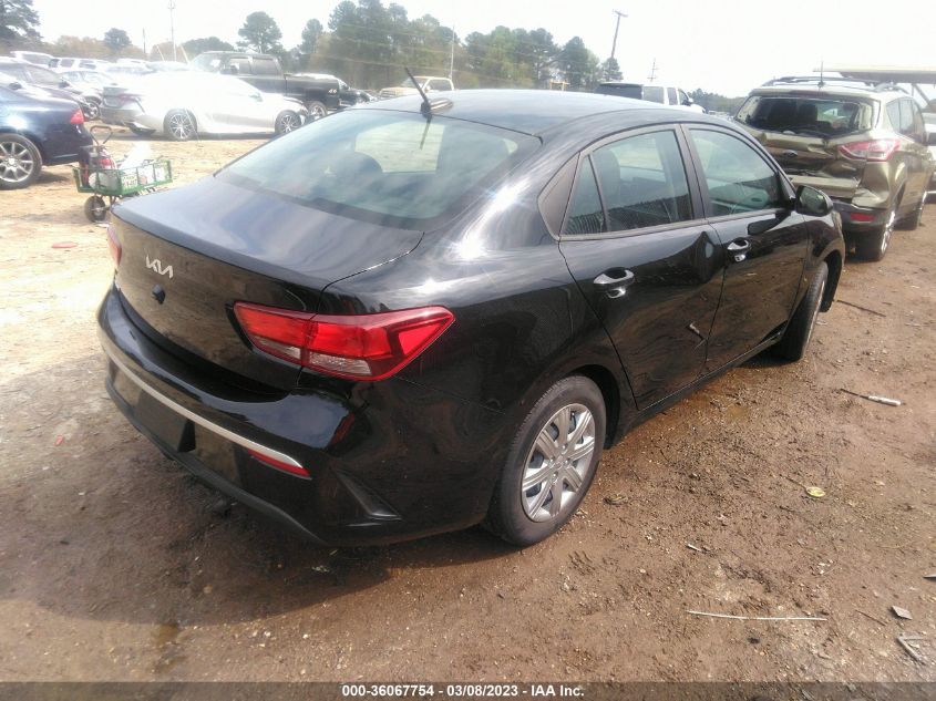 2022 KIA RIO S VIN: 3KPA24AD1NE492138