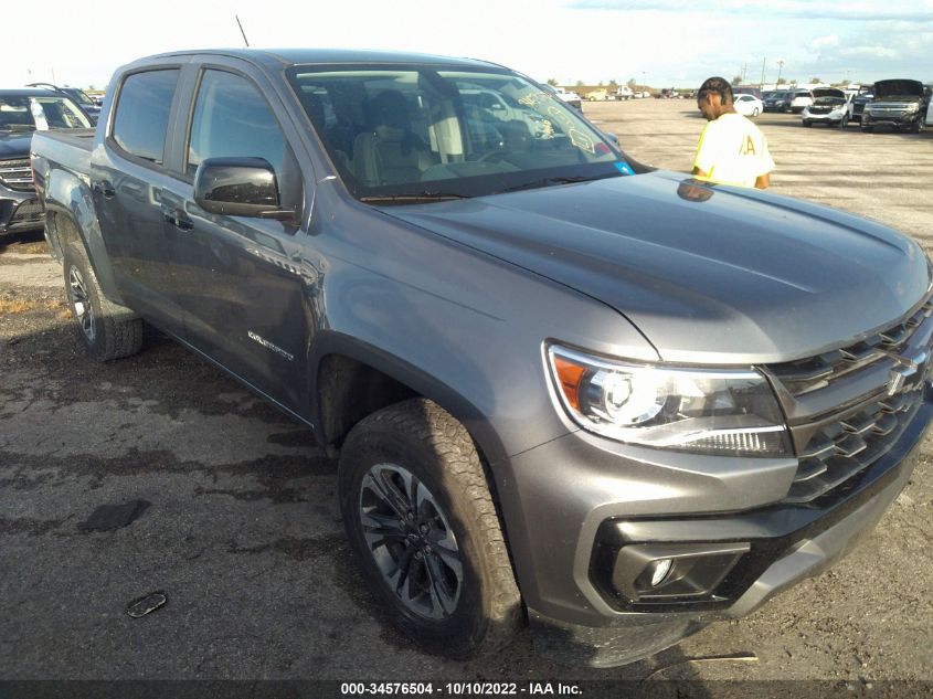 2021 CHEVROLET COLORADO 4WD Z71 VIN: 1GCGTDEN6M1173992