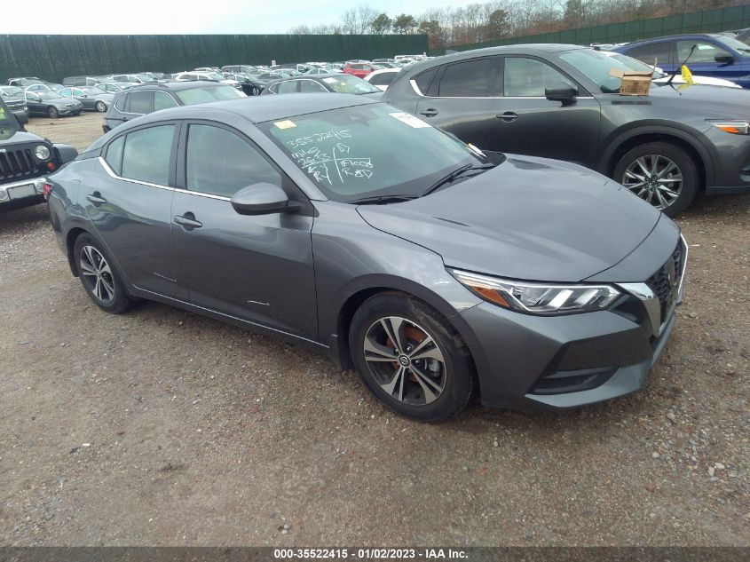 2022 NISSAN SENTRA SV VIN: 3N1AB8CV0NY268602