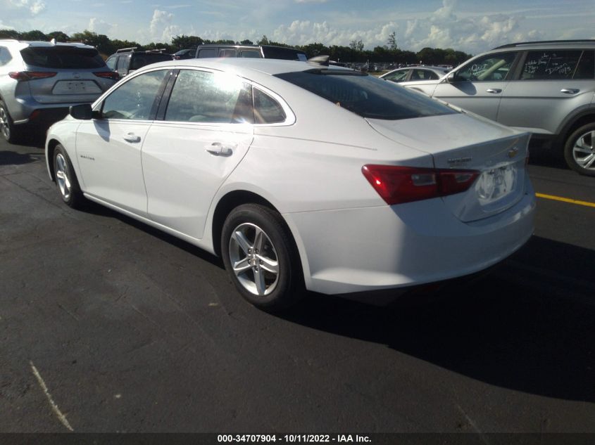 2022 CHEVROLET MALIBU LS VIN: 1G1ZB5ST6NF190924