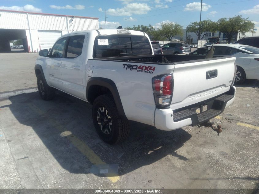 2022 TOYOTA TACOMA 4WD SR/SR5/TRD SPORT VIN: 3TMCZ5AN0NM475677