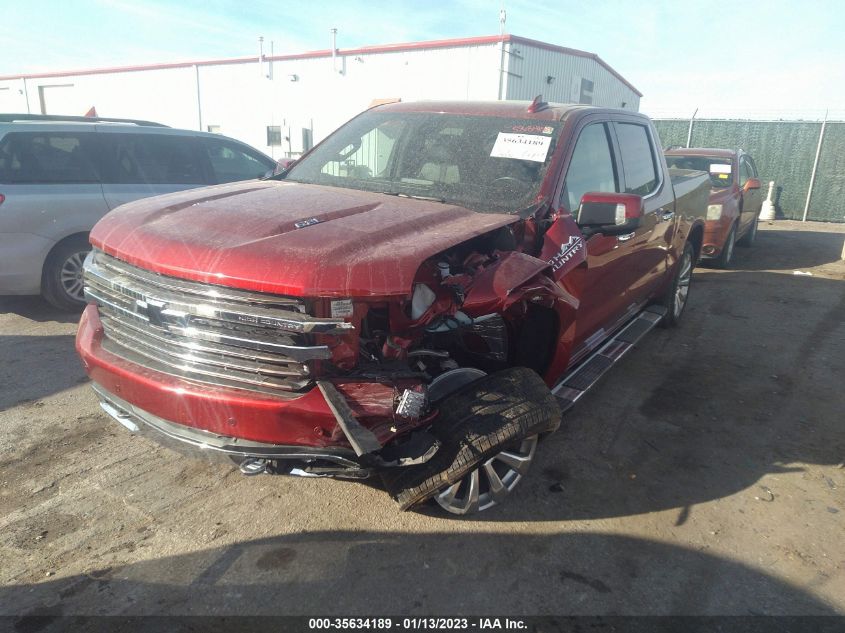 2022 CHEVROLET SILVERADO 1500 LTD HIGH COUNTRY VIN: 1GCUYHELXNZ150759