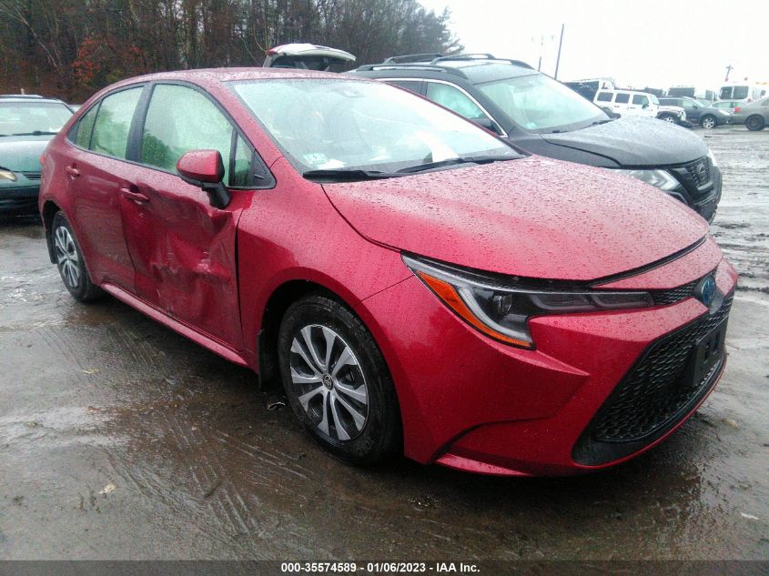 2022 TOYOTA COROLLA HYBRID LE VIN: JTDEAMDE1NJ054442