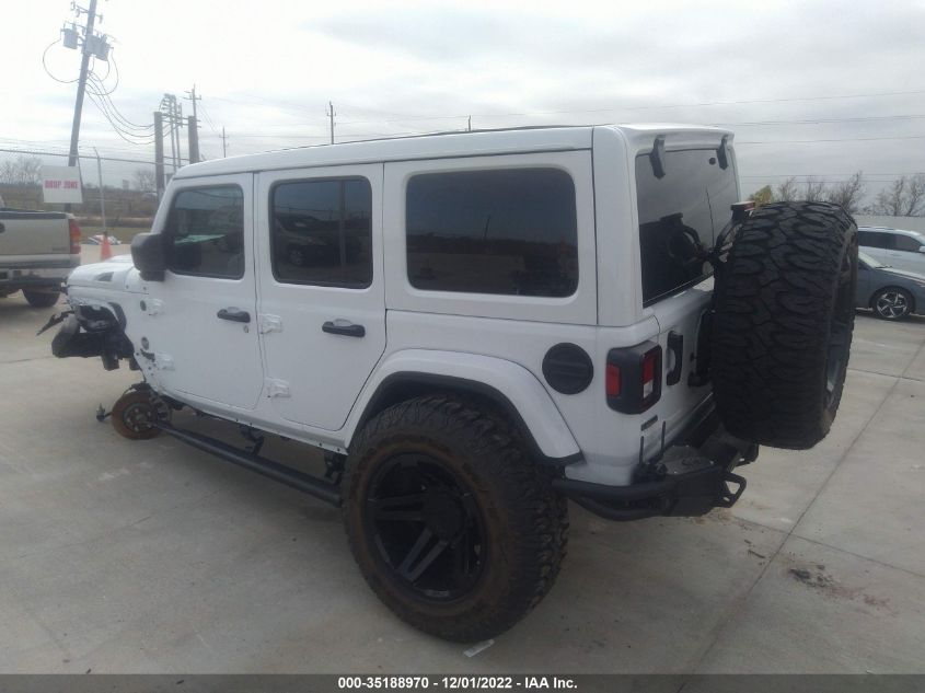 2022 JEEP WRANGLER UNLIMITED SPORT S VIN: 1C4HJXDM0NW115711