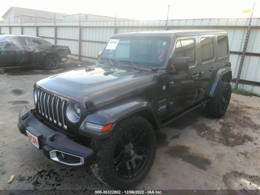 2021 JEEP WRANGLER 4XE UNLIMITED SAHARA VIN: 1C4JJXP61MW716672