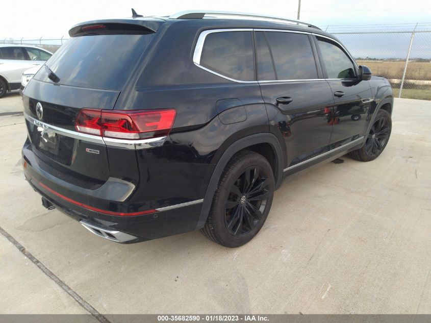 2022 VOLKSWAGEN ATLAS 3.6L V6 SEL PREMIUM VIN: 1V2FR2CA0NC514595