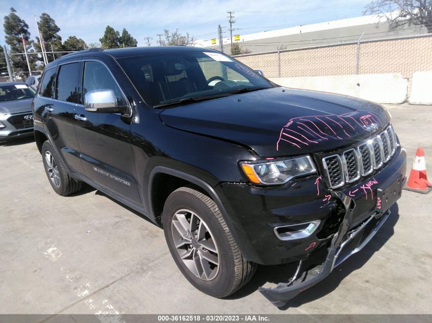 2022 JEEP GRAND CHEROKEE WK LIMITED VIN: 1C4RJFBG7NC110471