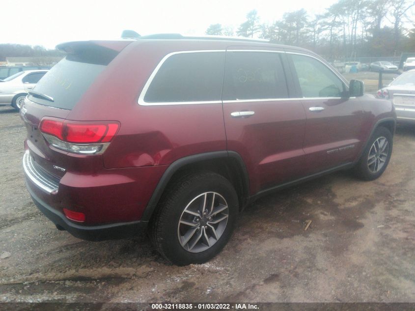 2020 JEEP GRAND CHEROKEE LIMITED VIN: 1C4RJFBG7LC444982