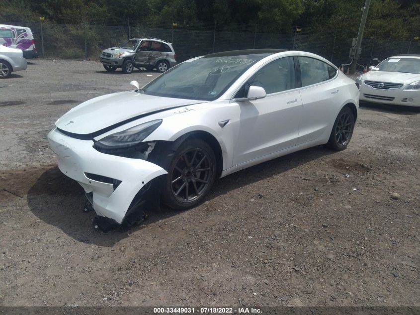 2020 TESLA MODEL 3 LONG RANGE VIN: 5YJ3E1EB0LF622134